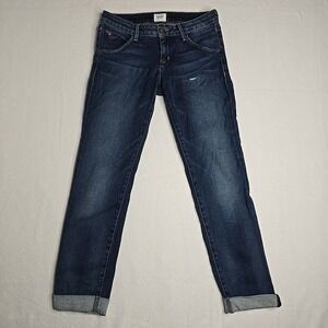 HUDSON Bacara Jeans Collin‎ flap pocket Straight Cuff stretch 26 Distressed USA